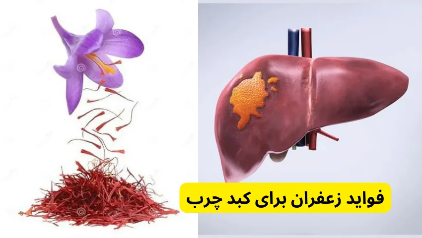 فواید زعفران برای کبد چرب