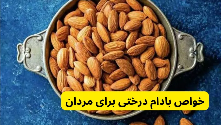 خواص بادام درختی برای مردان در 9 مورد از مهمترین خواص بادام درختی