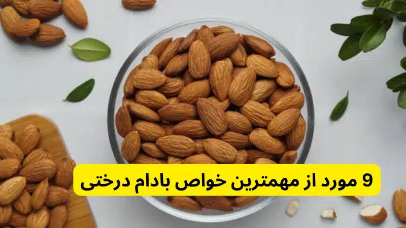 9 مورد از مهمترین خواص بادام درختی