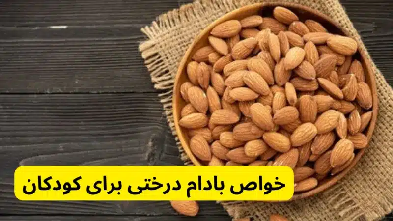 خواص بادام درختی برای کودکان