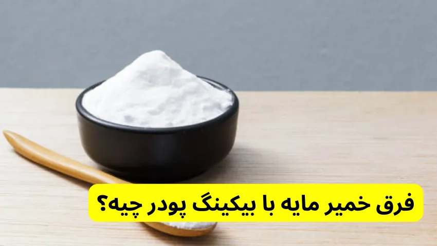 فرق خمیر مایه با بیکینگ پودر چیه؟ در کاربرد های بیکینگ پودر در منزل