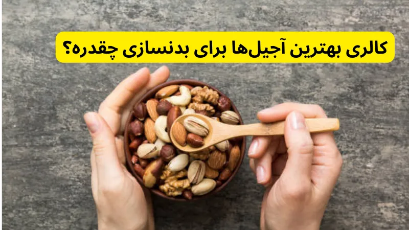 کالری بهترین آجیل‌ها برای بدنسازی چقدره؟