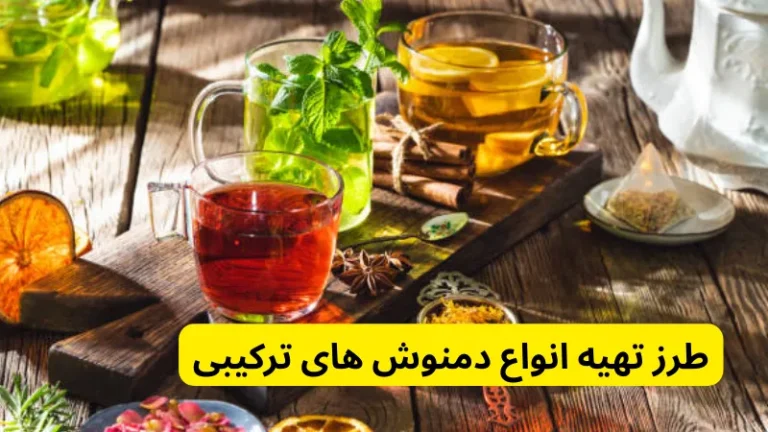 طرز تهیه انواع دمنوش‌ های ترکیبی