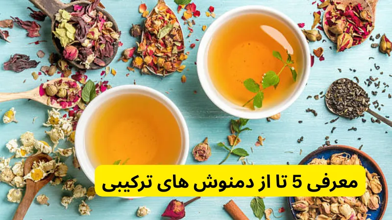 معرفی 5 تا از دمنوش های ترکیبی در طرز تهیه انواع دمنوش‌ های گیاهی ترکیبی