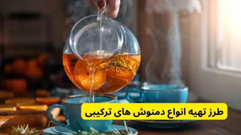 طرز تهیه انواع دمنوش‌ های ترکیبی