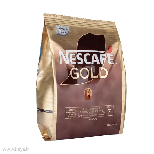قهوه فوری نسکافه گلد 200 گرم پاکتی2222 قیمت و خرید قهوه فوری نسکافه گلد 200 گرم پاکتی