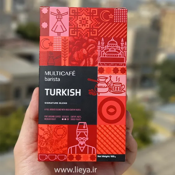 قیمت و خرید پودر قهوه ترک مولتی کافه - 100 گرم