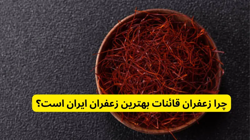 چرا زعفران قائنات بهترین زعفران ایران است؟