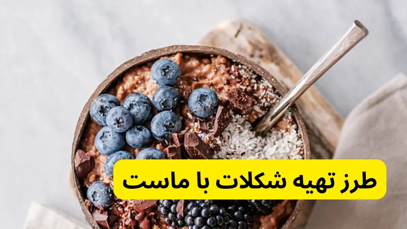 طرز تهیه شکلات با ماست در طرز تهیه شکلات خانگی با 4 دستور آسان