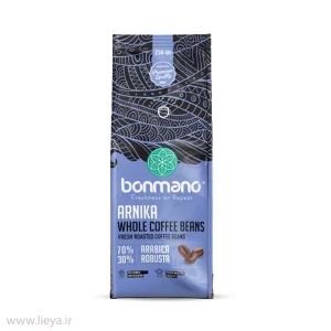 قیمت و خرید دانه قهوه اسپرسو آرنیکا بن مانو - 250 گرم