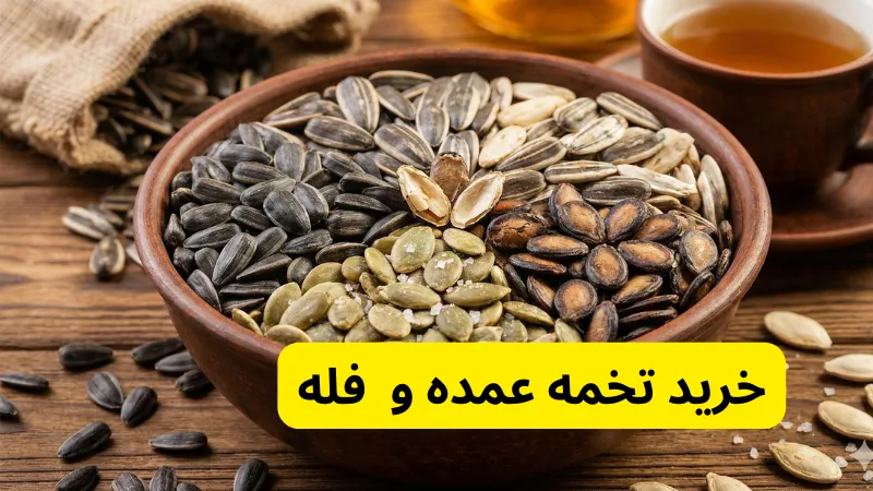 خرید تخمه عمده و فله درجه یک و قیمت ان