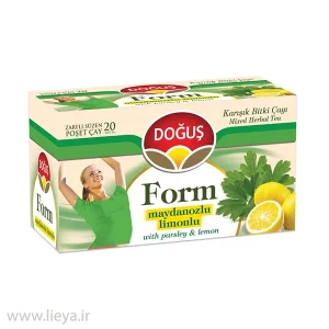 قیمت و خرید اینترنتی چای لاغری دوغوش طعم لیمو و جعفری - 20 عددی ترکیه ای و اصل