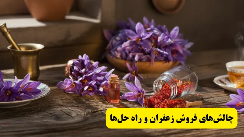 بررسی راه های فروش زعفران درجه یک و چالشهای فروش زعفران و راه حلها
