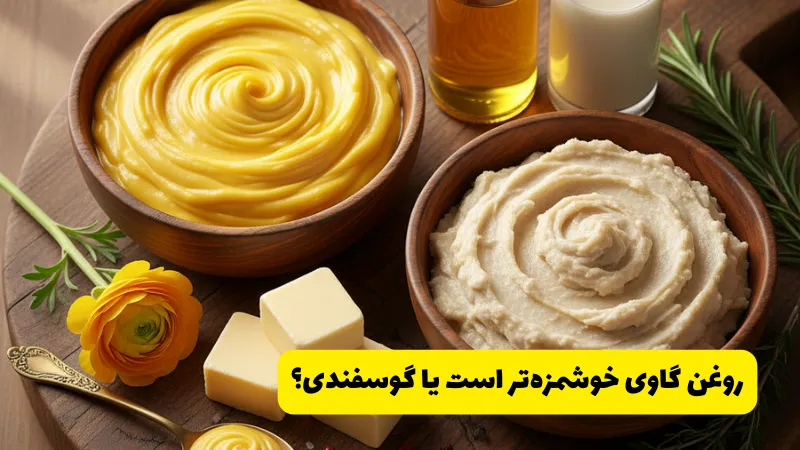 روغن گاوی خوشمزهتر است یا گوسفندی؟ در رق روغن حیوانی گاوی با گوسفندی